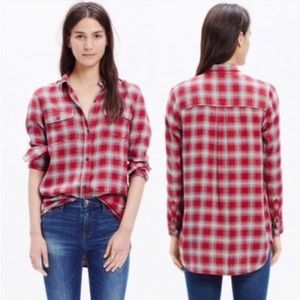 Madewell • Fairfax Flannel Ex-Boyfriend Shirt